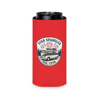 Star Spangled Van Can Koozie — Patriotic 1776 RV Beer Cooler Printify