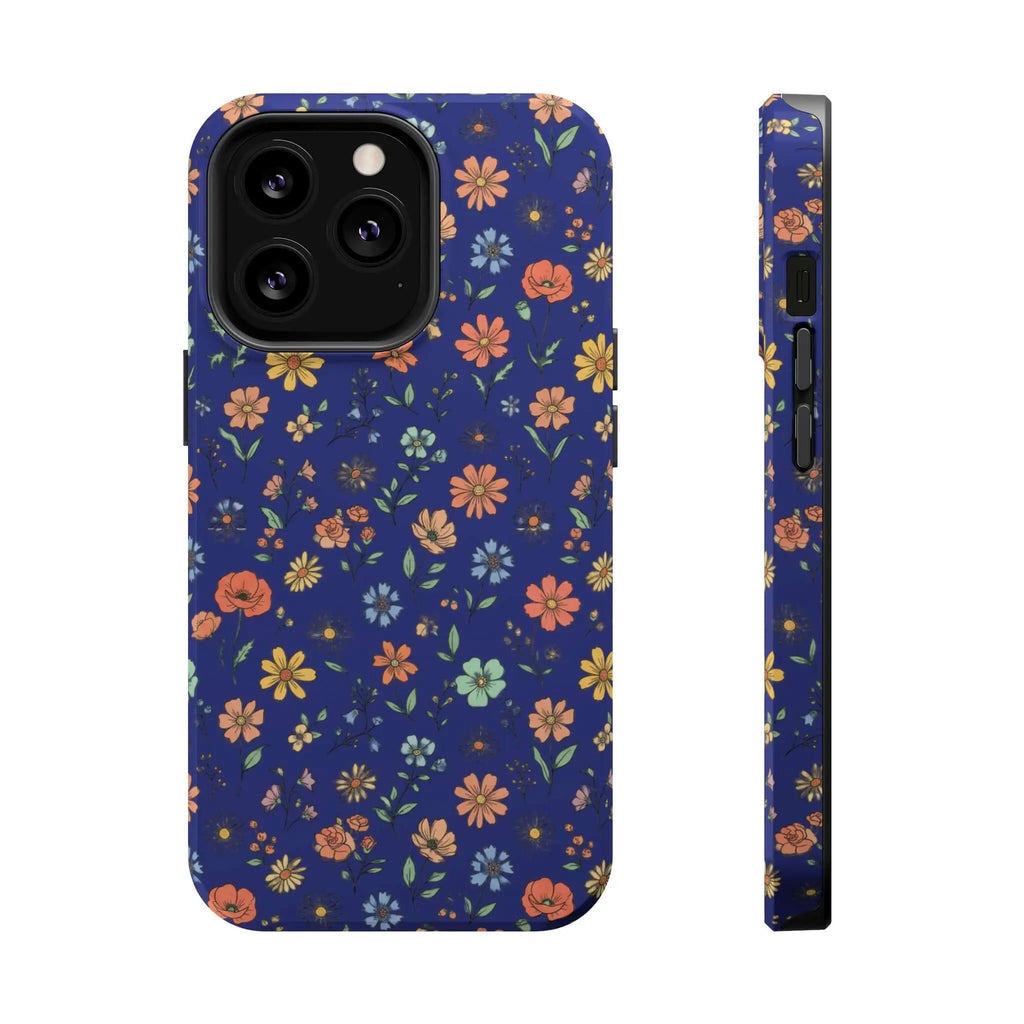 Floral All-Over Seasonal Print Phone Case — Magnetic Impact-Resistant Printify