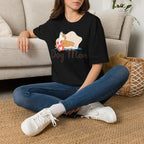 Dog Mom T-Shirt — Colorful Paw Print Tee for Pet Lovers Printify