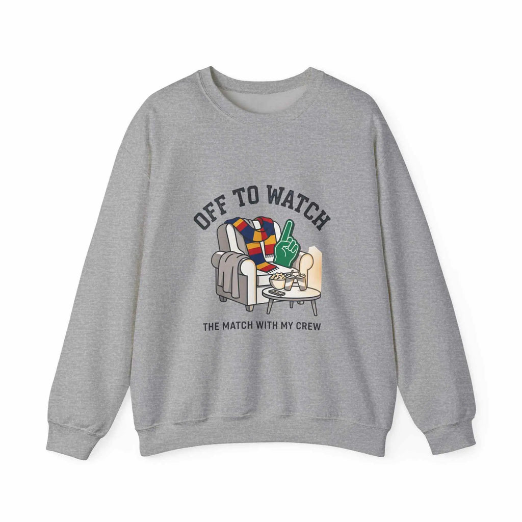 Off to Watch Crewneck Sweatshirt | Soccer Watch Party, Match-Day Outfit
