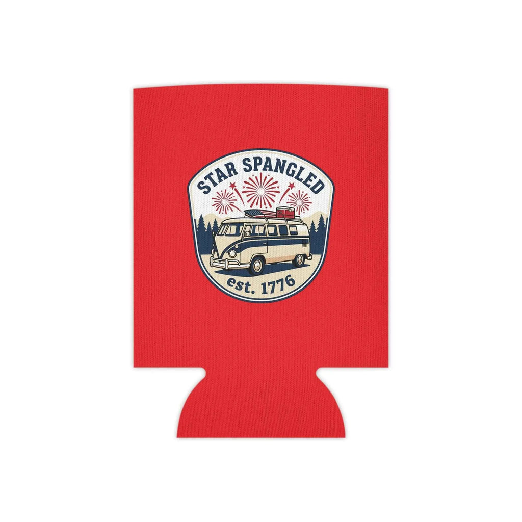 Star Spangled Van Can Koozie — Patriotic 1776 RV Beer Cooler
