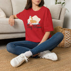 Dog Mom T-Shirt — Colorful Paw Print Tee for Pet Lovers Printify