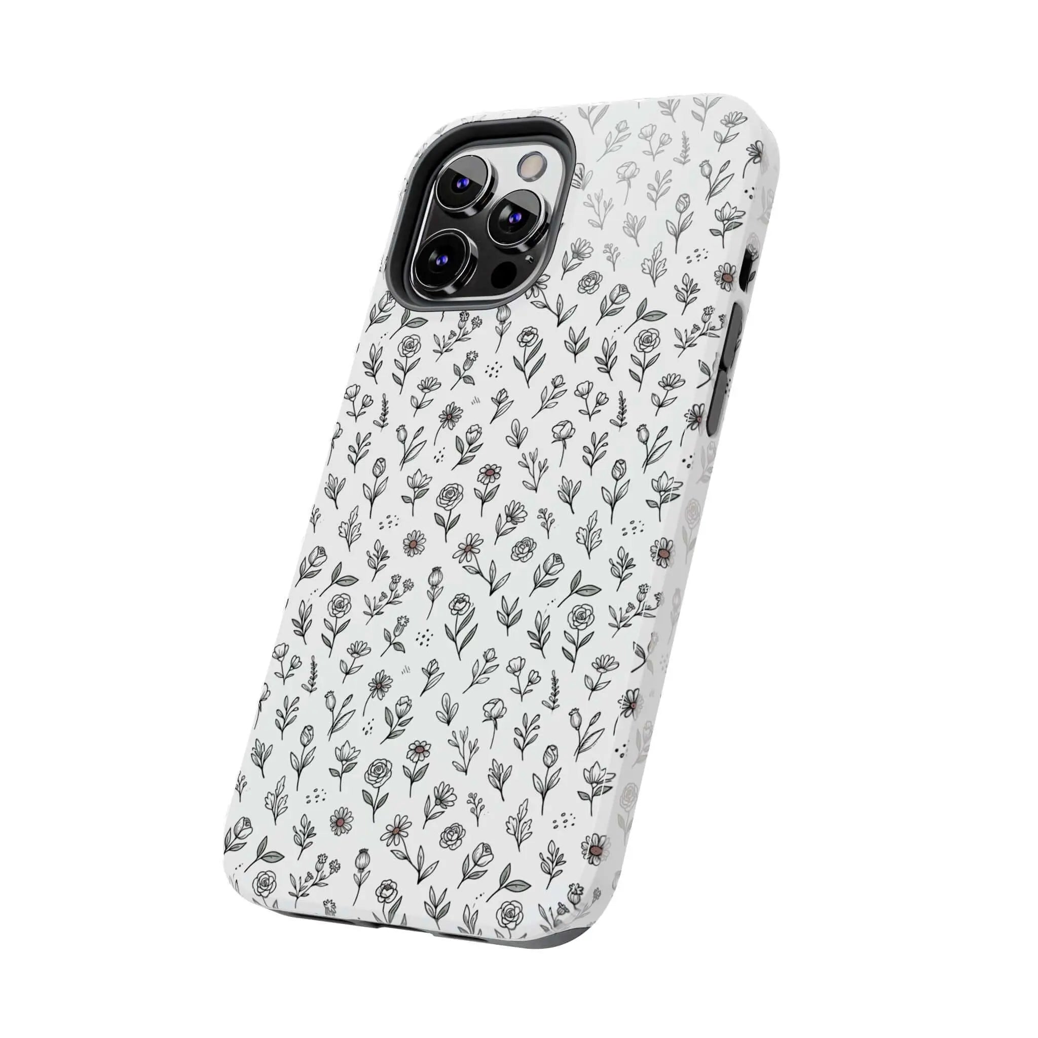 Floral Summer Vibe Phone Case — Tough Protective Floral All-Over Print Printify