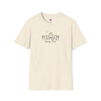 Unisex Softstyle T-Shirt 'Camp More, Worry Less' Printify