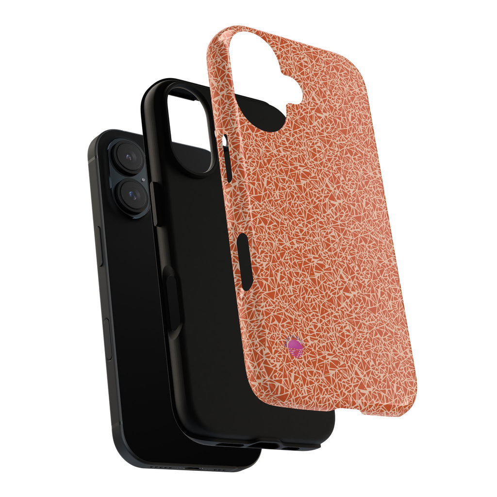 Micro-design phone cases orange