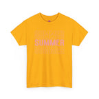Pink "SUMMER" Graphic Tee — Summer Repeat Printify