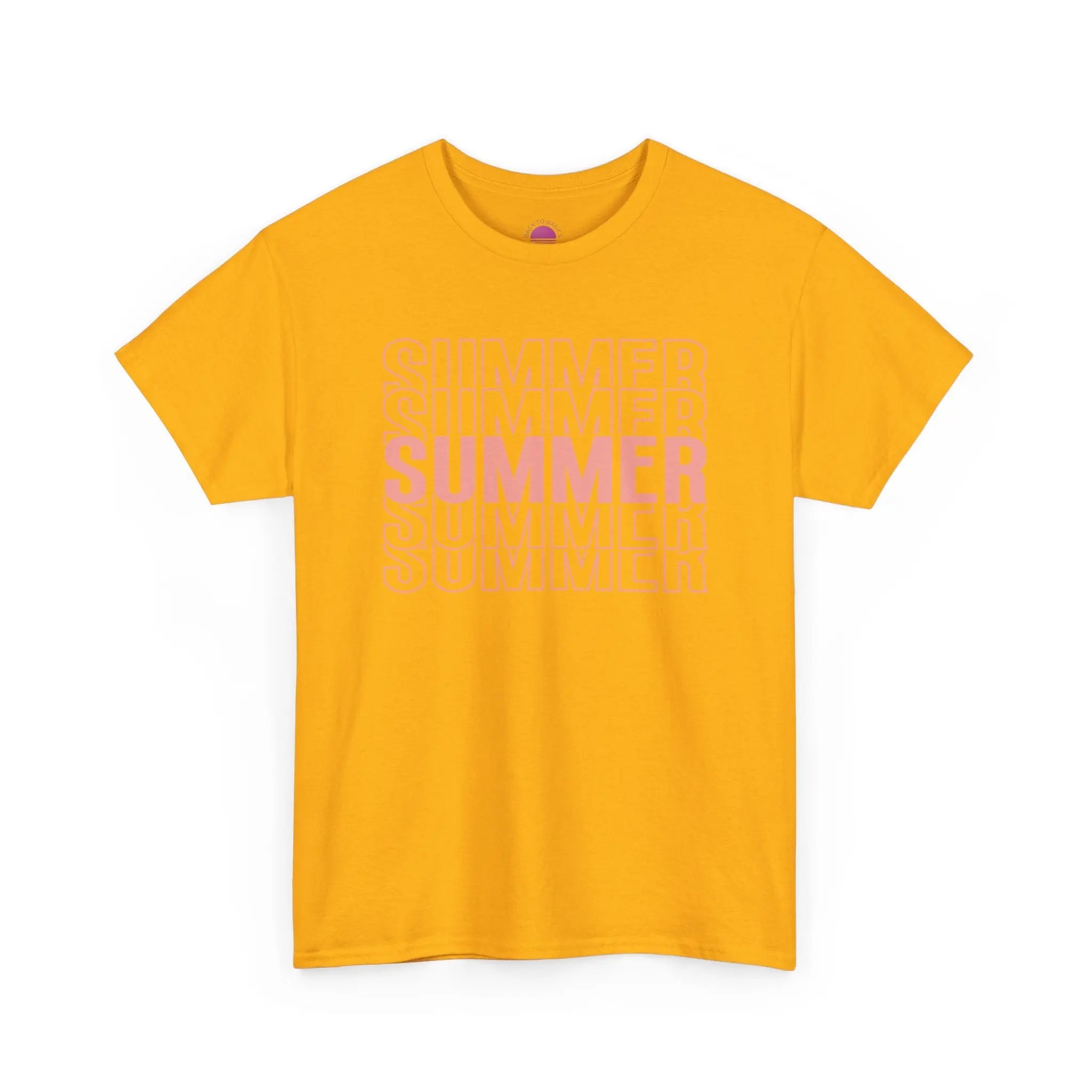 Pink "SUMMER" Graphic Tee — Summer Repeat Printify