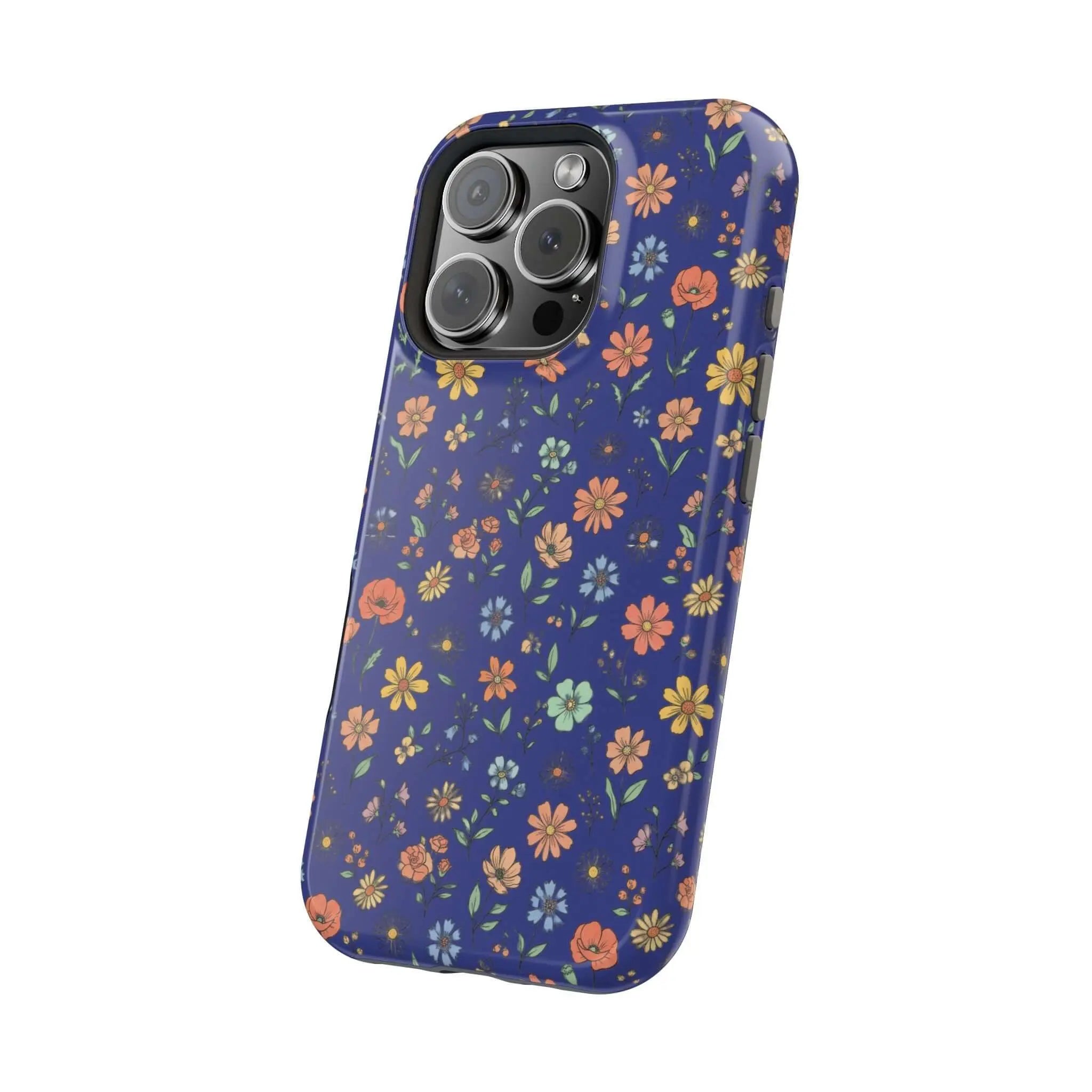 Floral All-Over Seasonal Print Phone Case — Magnetic Impact-Resistant Printify