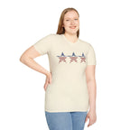 Patriotic Star Stripe T-Shirt — American Flag Stars & Stripes Tee Printify