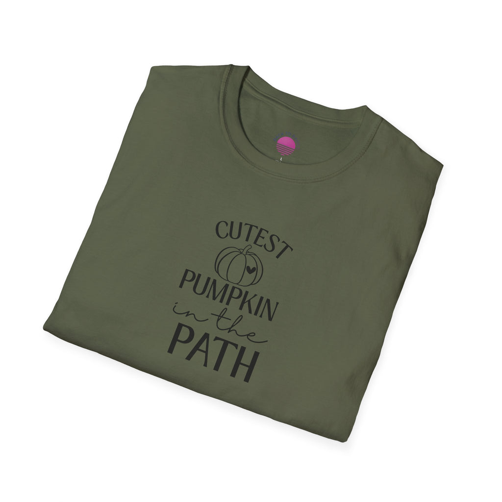 T-Shirt — "Cutest Pumpkin in the Path" Fall Graphic Tee