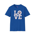 Love Panda T-Shirt — Cute Panda Holding Heart Graphic Tee Printify