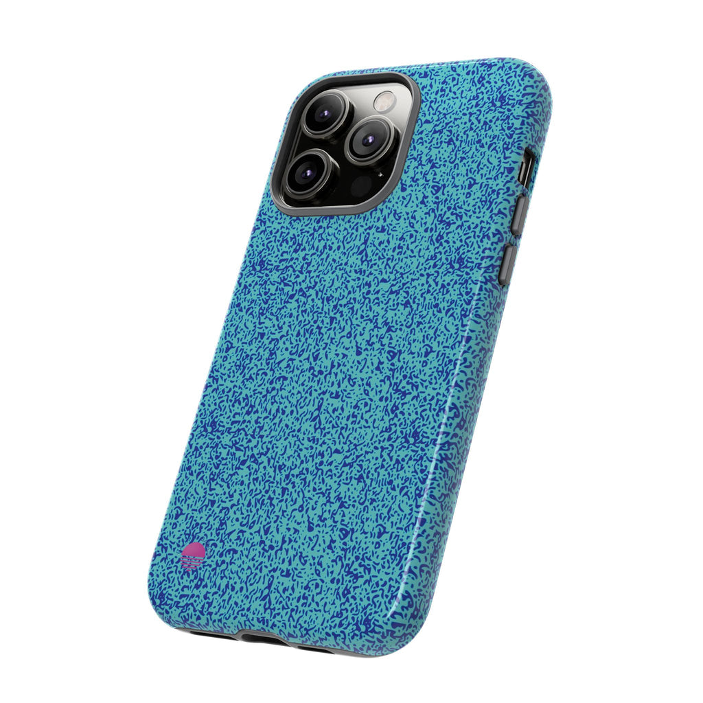 All over print iphone cases aqua blue