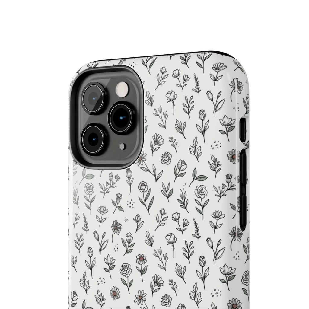 Floral Summer Vibe Phone Case — Tough Protective Floral All-Over Print Printify