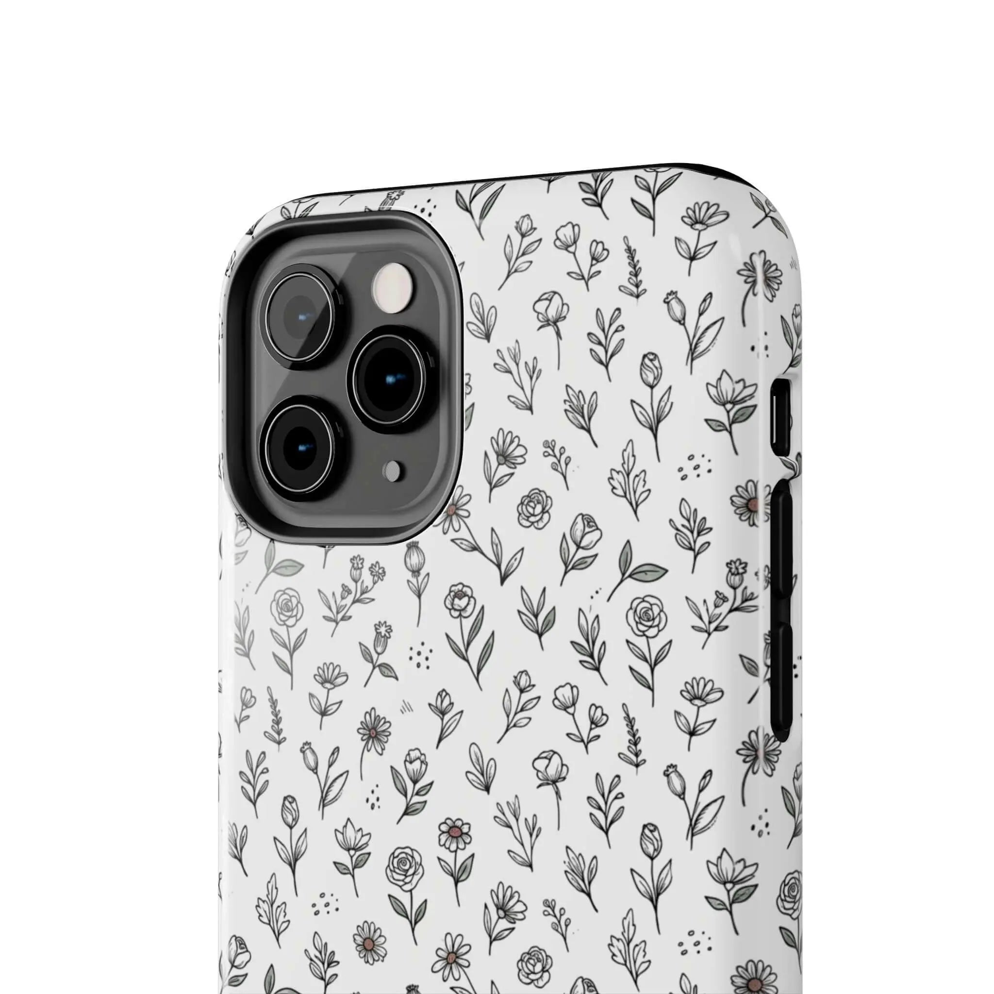 Floral Summer Vibe Phone Case — Tough Protective Floral All-Over Print Printify