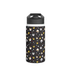 Kawaii Cat Faces Stainless Steel Water Bottle Printify