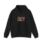 Let’s Get Cozy Hoodie with “Tis the Season to Be Cozy” on the back Soft Holiday Pullover