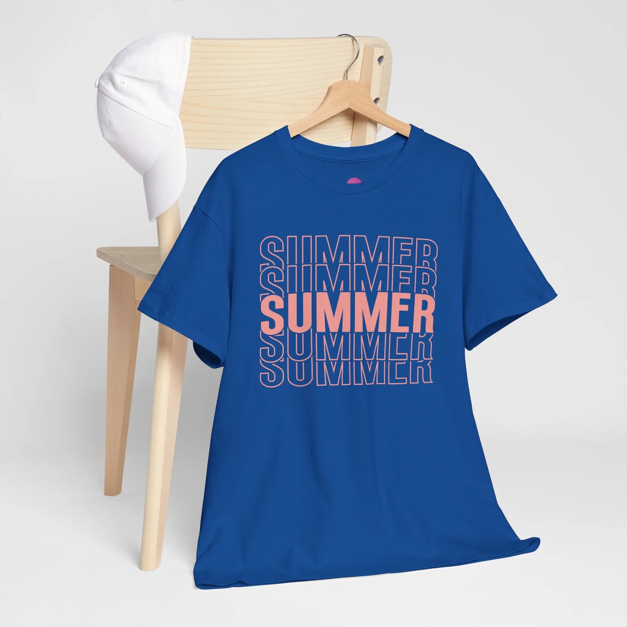 Pink "SUMMER" Graphic Tee — Summer Repeat Printify