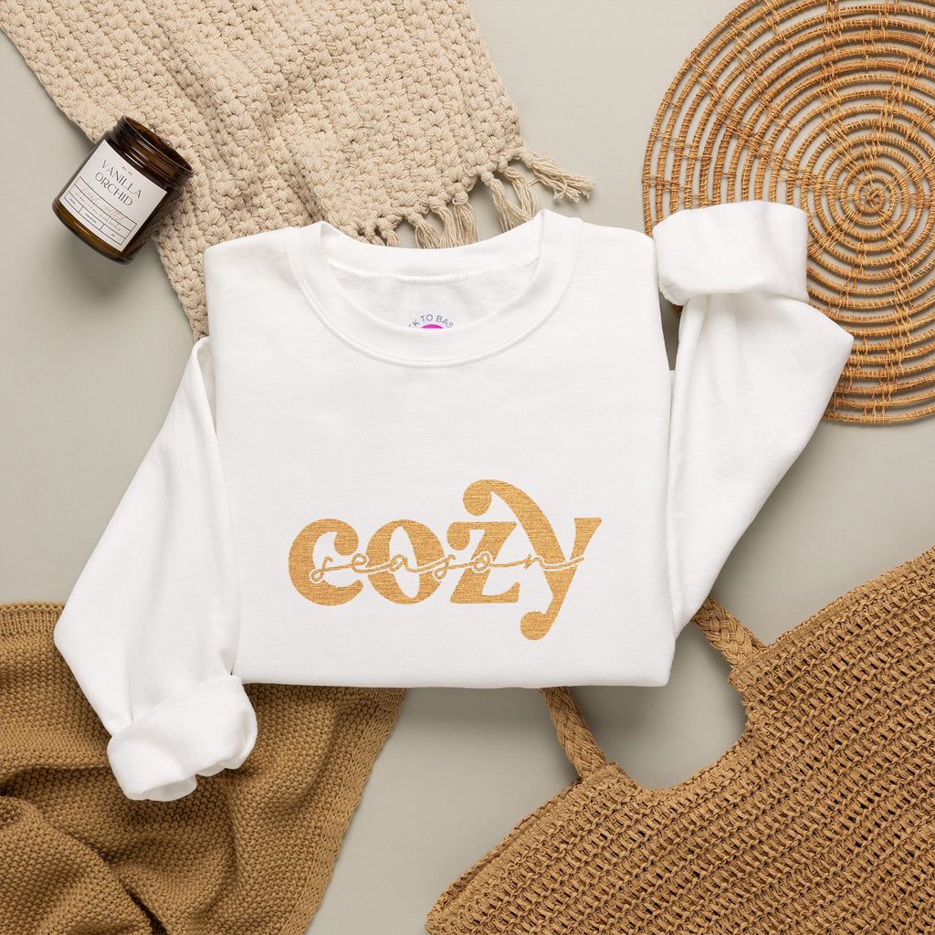 'Cozy Season' Crewneck Sweatshirt (Embroidered)