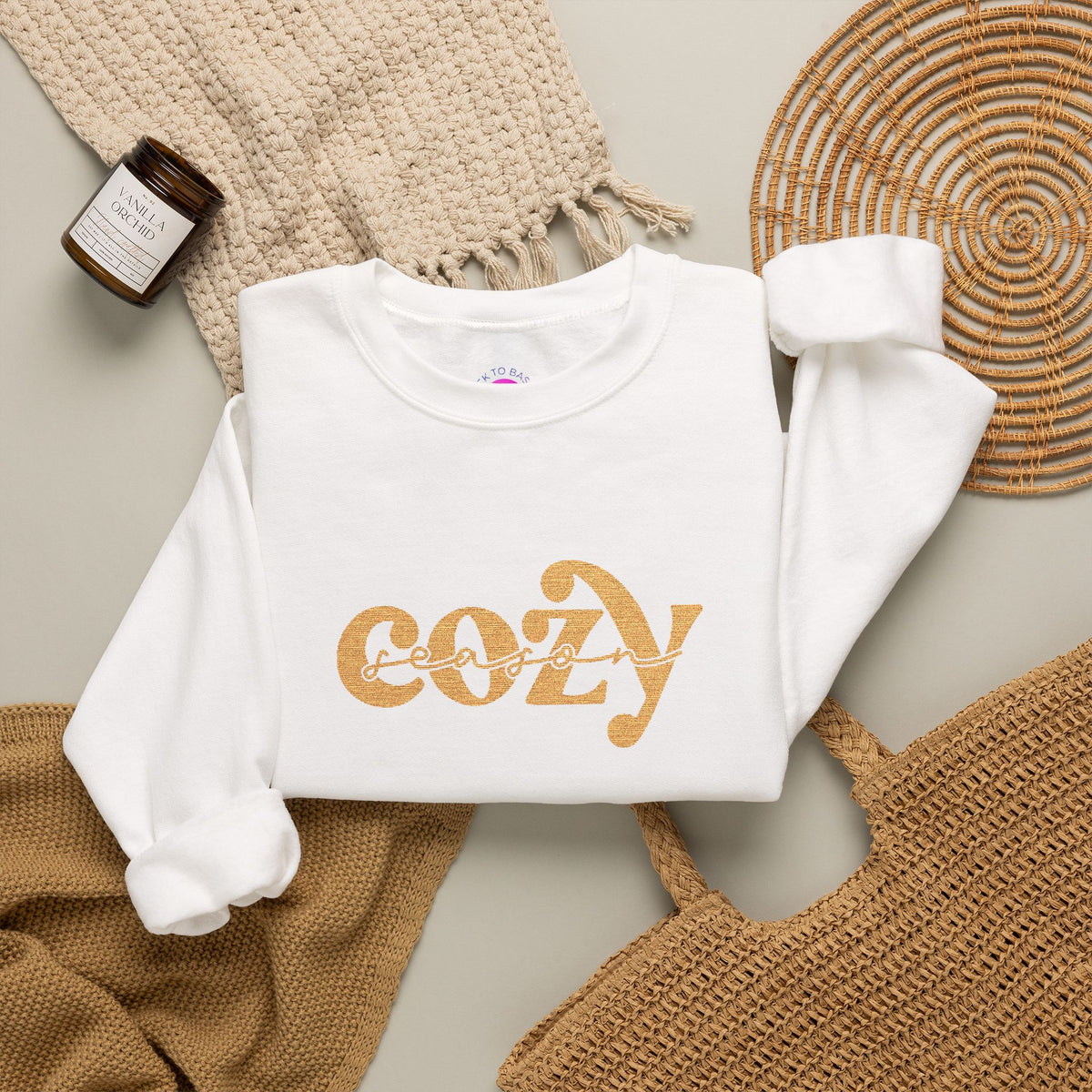 'Cozy Season' Crewneck Sweatshirt (Embroidered)