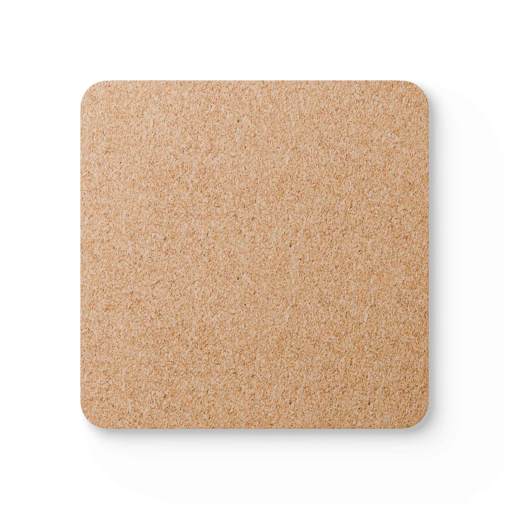Funny Face Emoji Corkwood Coaster Set