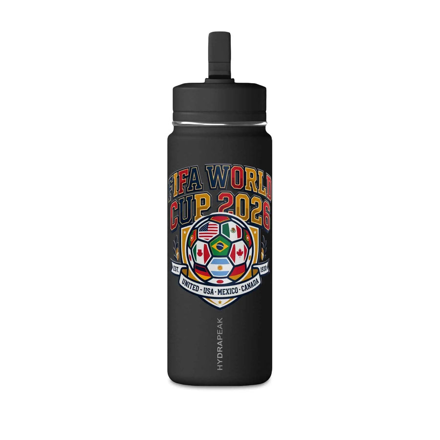 FIFA World Cup 2026 Stainless Water Bottle – 20oz Soccer Fan Bottle