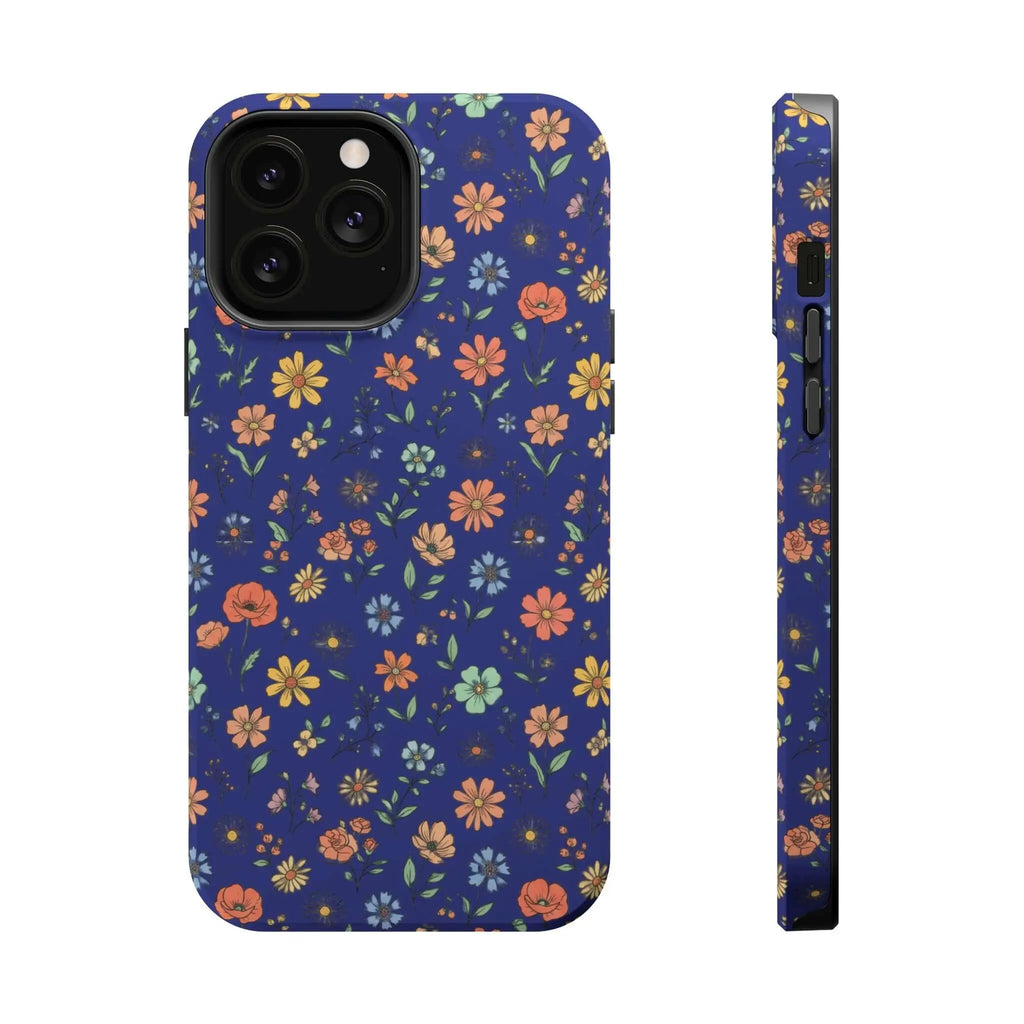 Floral All-Over Seasonal Print Phone Case — Magnetic Impact-Resistant Printify