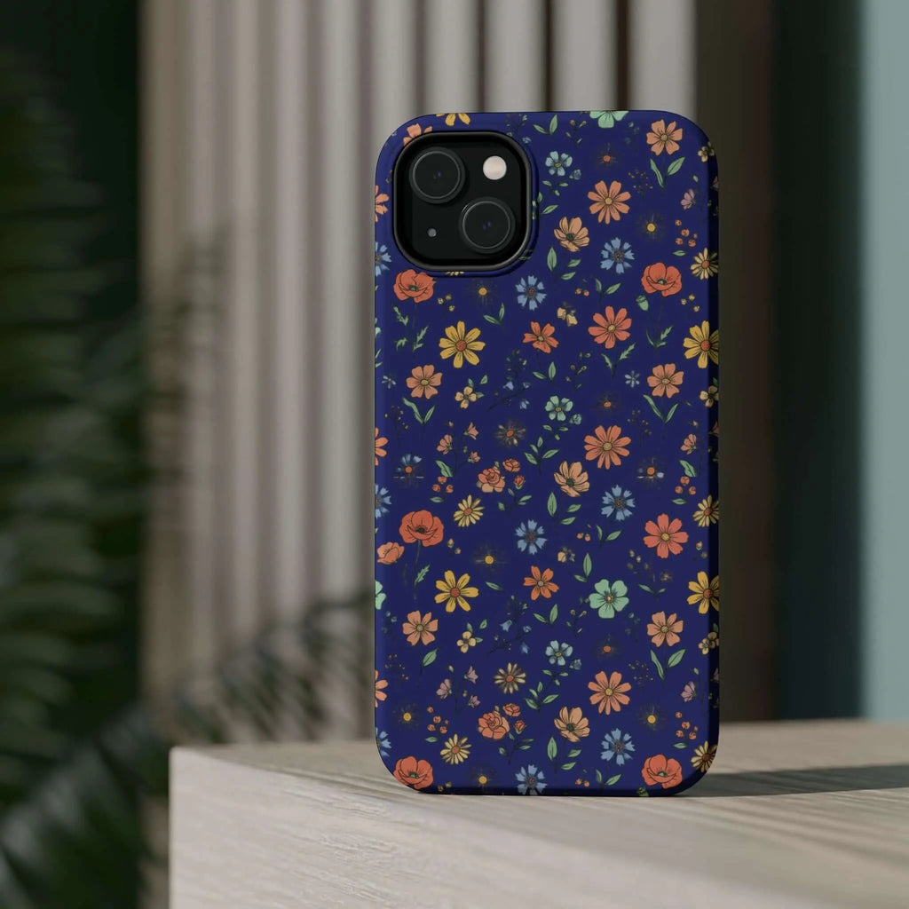 Floral All-Over Seasonal Print Phone Case — Magnetic Impact-Resistant Printify