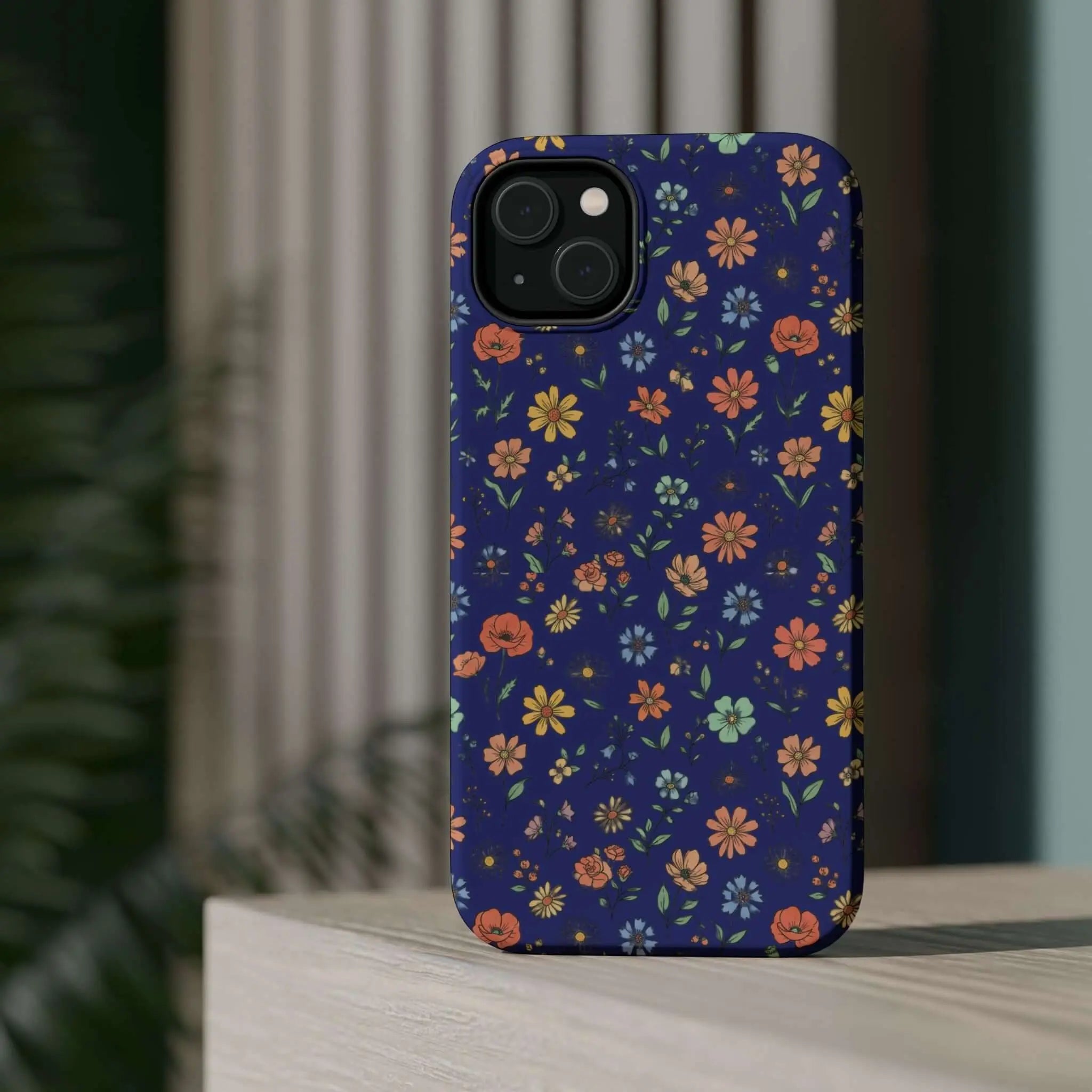 Floral All-Over Seasonal Print Phone Case — Magnetic Impact-Resistant Printify