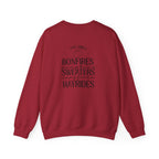 Fall Vibes Crewneck Sweatshirt — 'Happy Pumpkin' Spice Season Bonfires, Sweaters & Hayrides