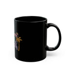 Take Me to the Beach Black Ceramic Mug — Tropical Palm Coffee Cup (11oz/15oz) Printify