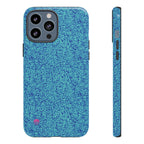 All over print iphone cases aqua blue