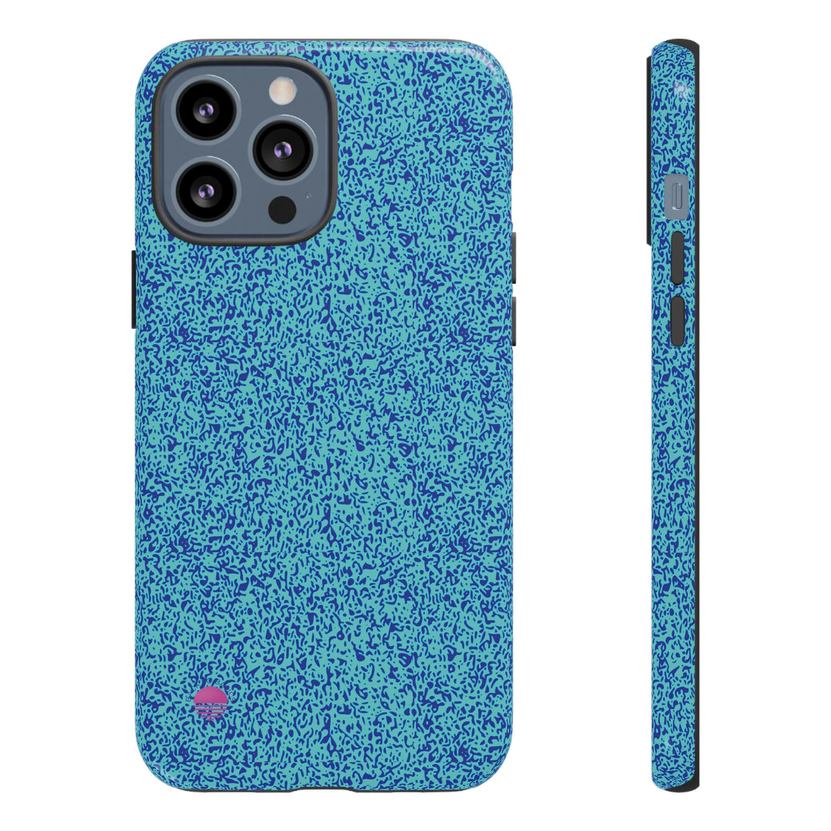 All over print iphone cases aqua blue