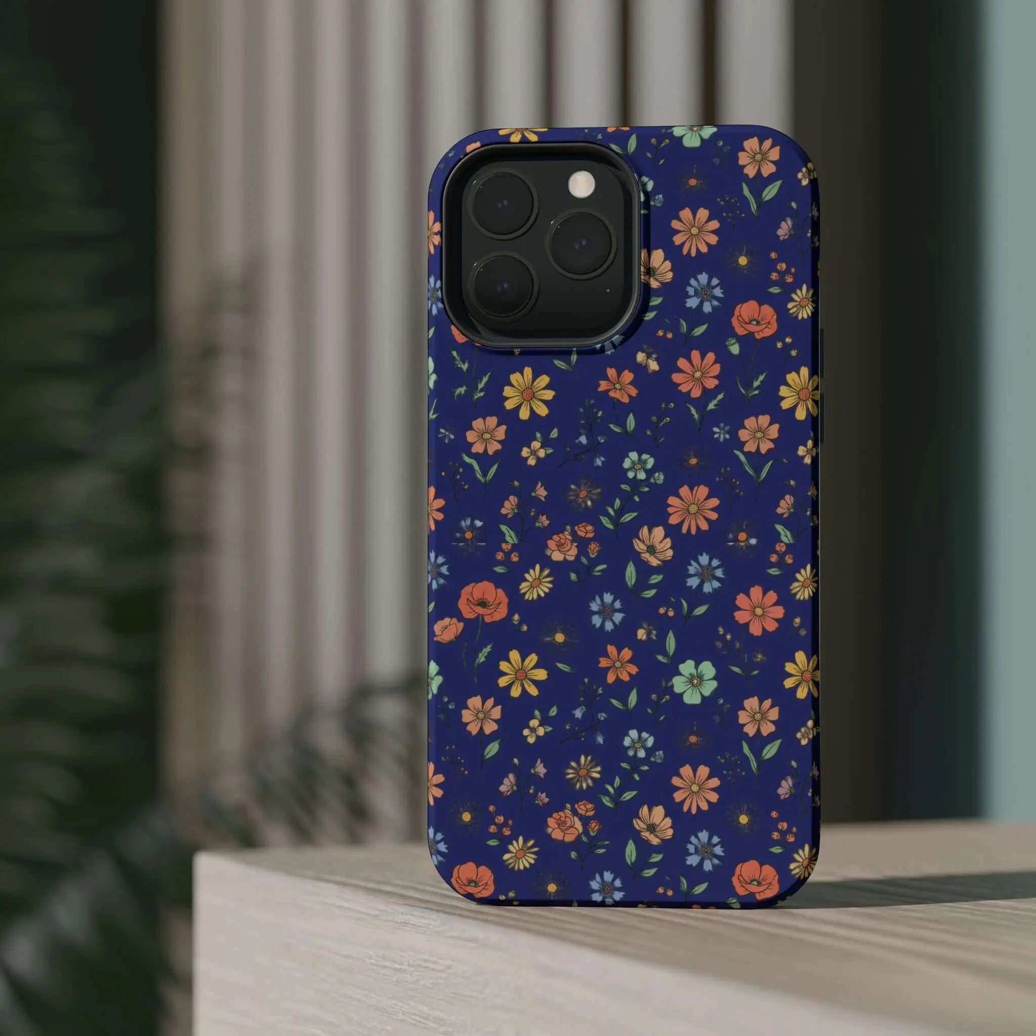 Floral All-Over Seasonal Print Phone Case — Magnetic Impact-Resistant Printify