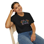 Take Me to the Beach Pastel Palm T-Shirt Printify