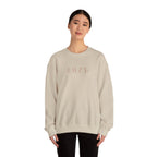 Cozy Crewneck Sweatshirt — Minimal 'COZY.' Soft White Pullover