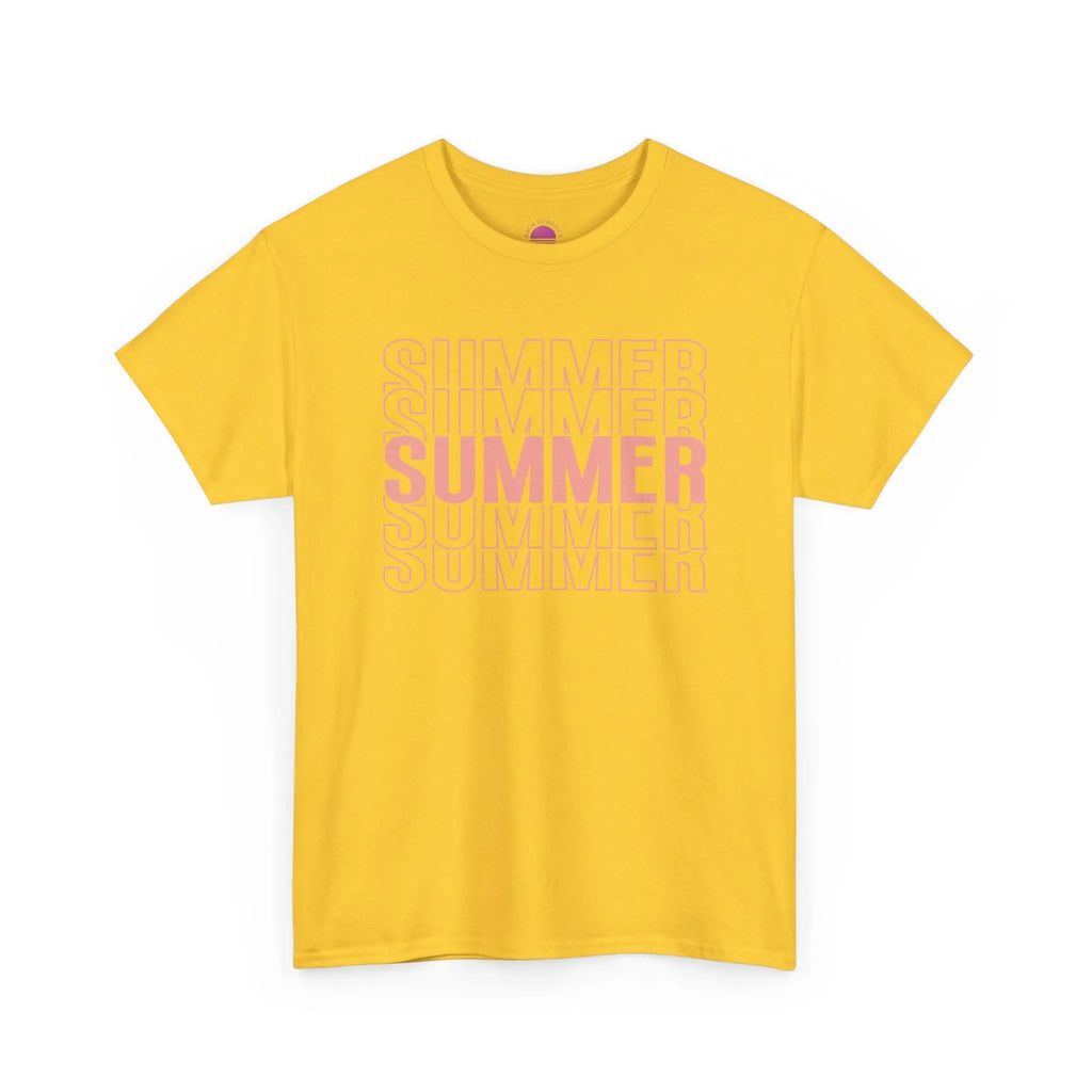 Pink "SUMMER" Graphic Tee — Summer Repeat Printify