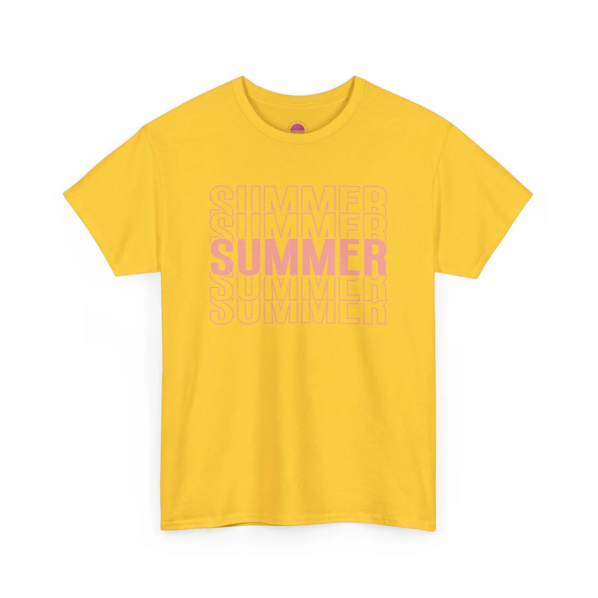 Pink "SUMMER" Graphic Tee — Summer Repeat Printify