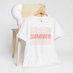 Pink "SUMMER" Graphic Tee — Summer Repeat Printify