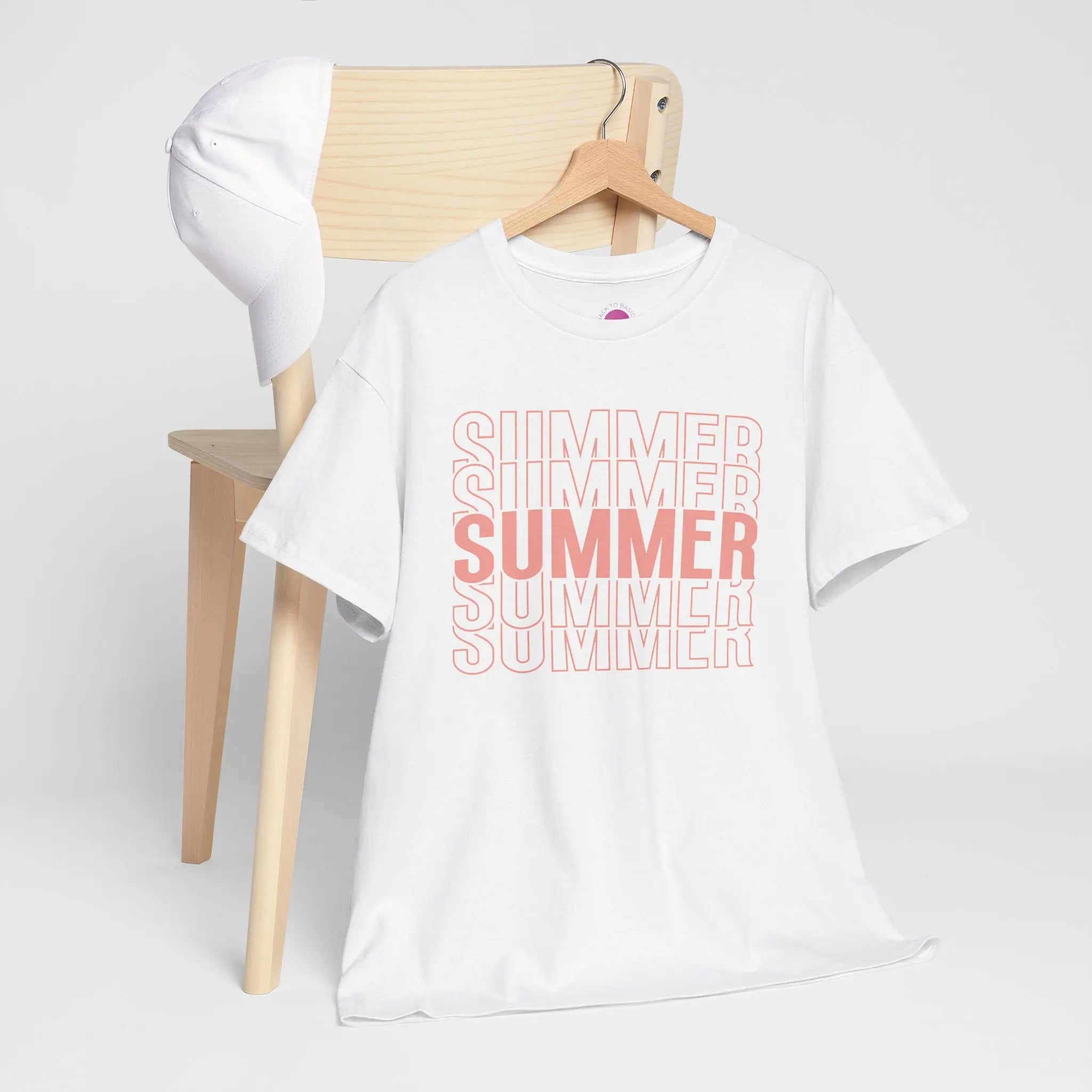Pink "SUMMER" Graphic Tee — Summer Repeat Printify