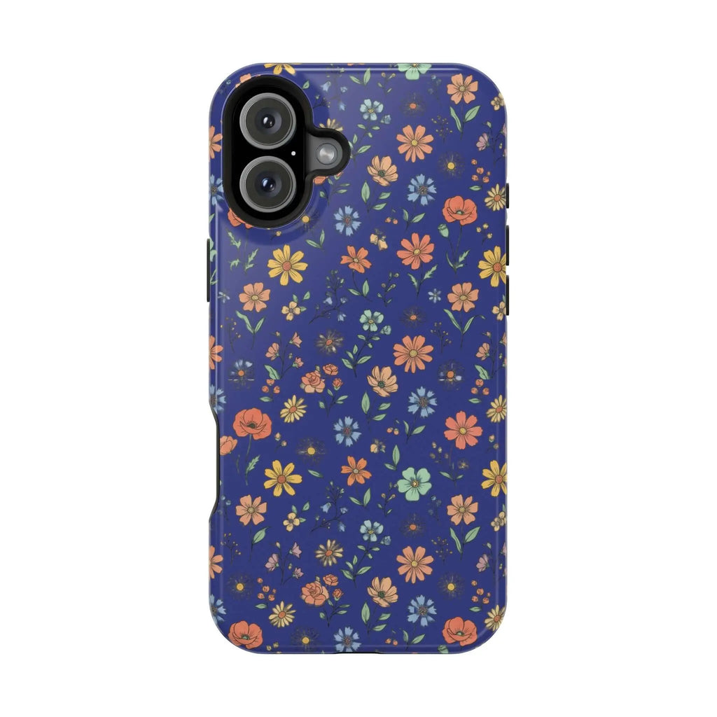 Floral All-Over Seasonal Print Phone Case — Magnetic Impact-Resistant Printify
