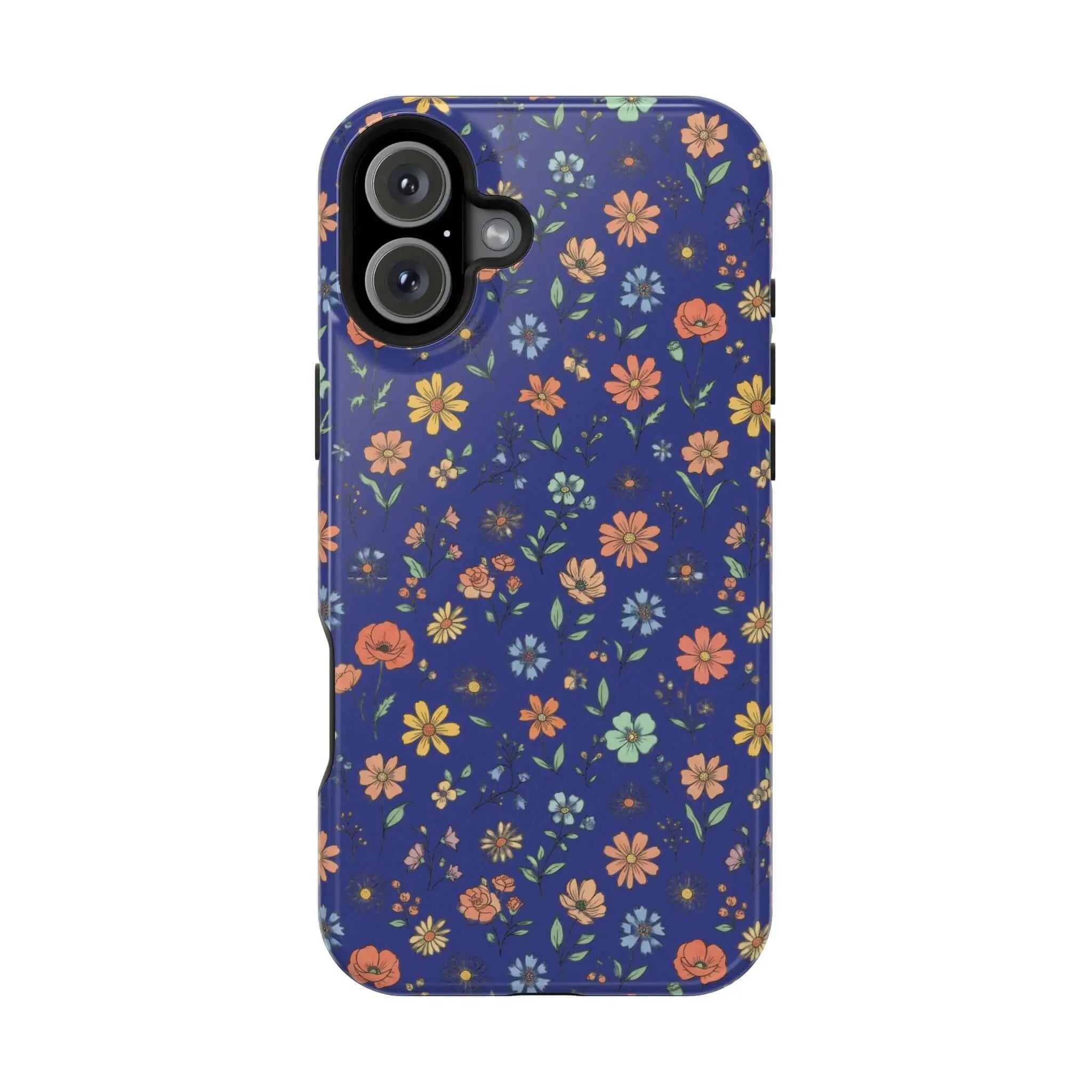 Floral All-Over Seasonal Print Phone Case — Magnetic Impact-Resistant Printify