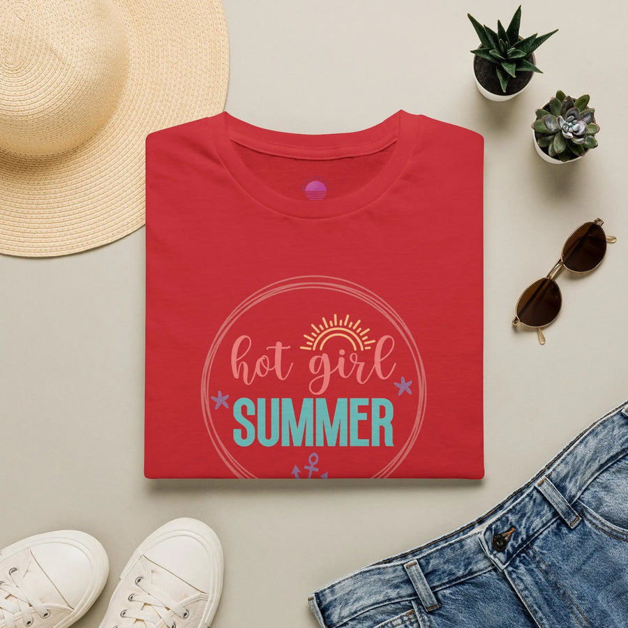 Hot Girl Summer Beachy Sun T-Shirt Printify
