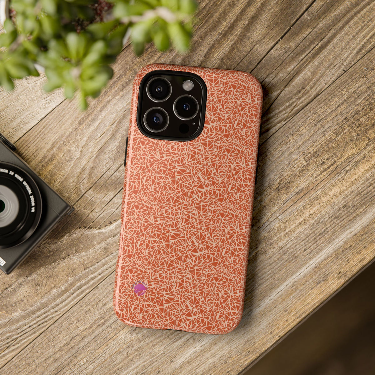 Micro-design phone cases orange