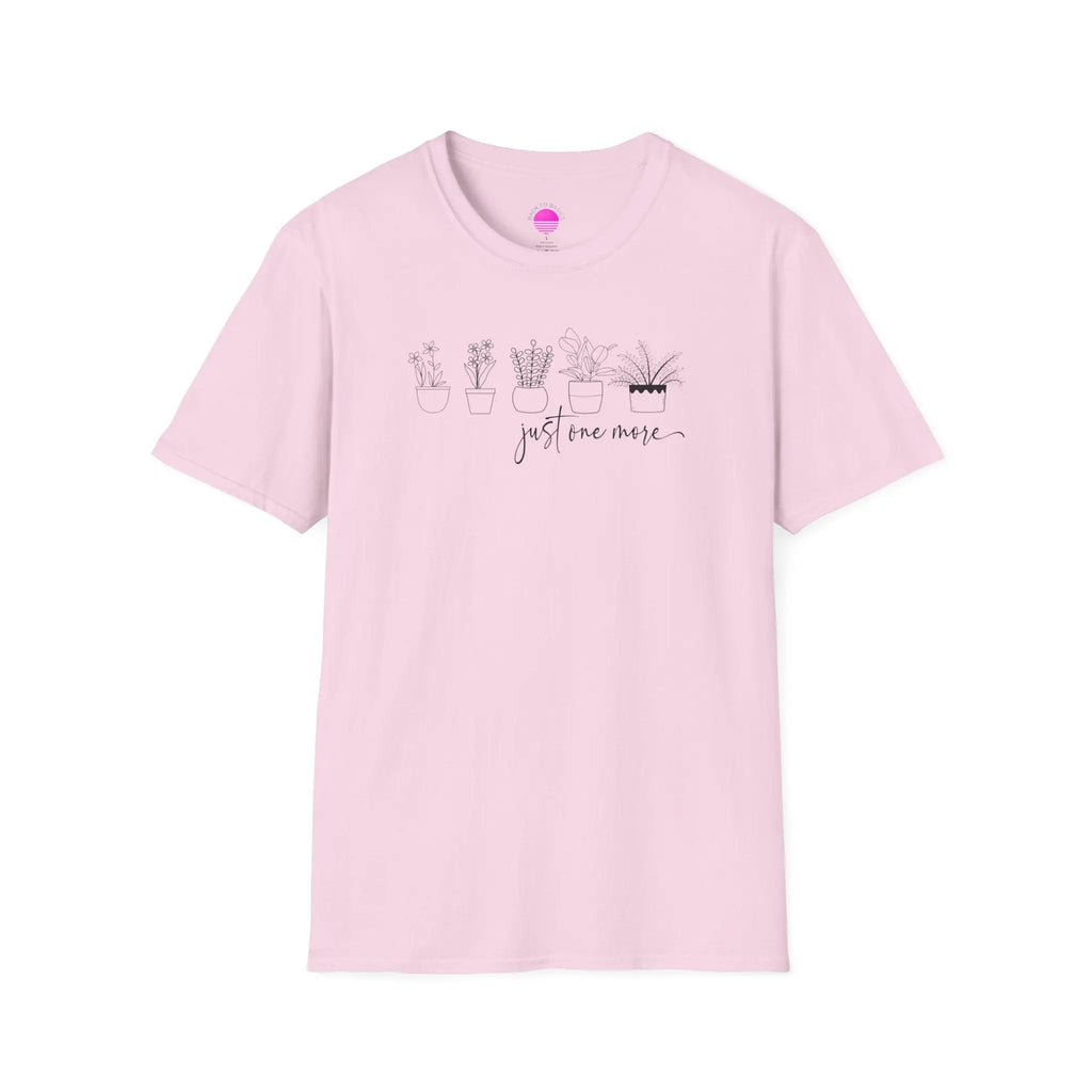 Plant Lover T‑Shirt — “Just One More” Potted Succulent Tee Printify