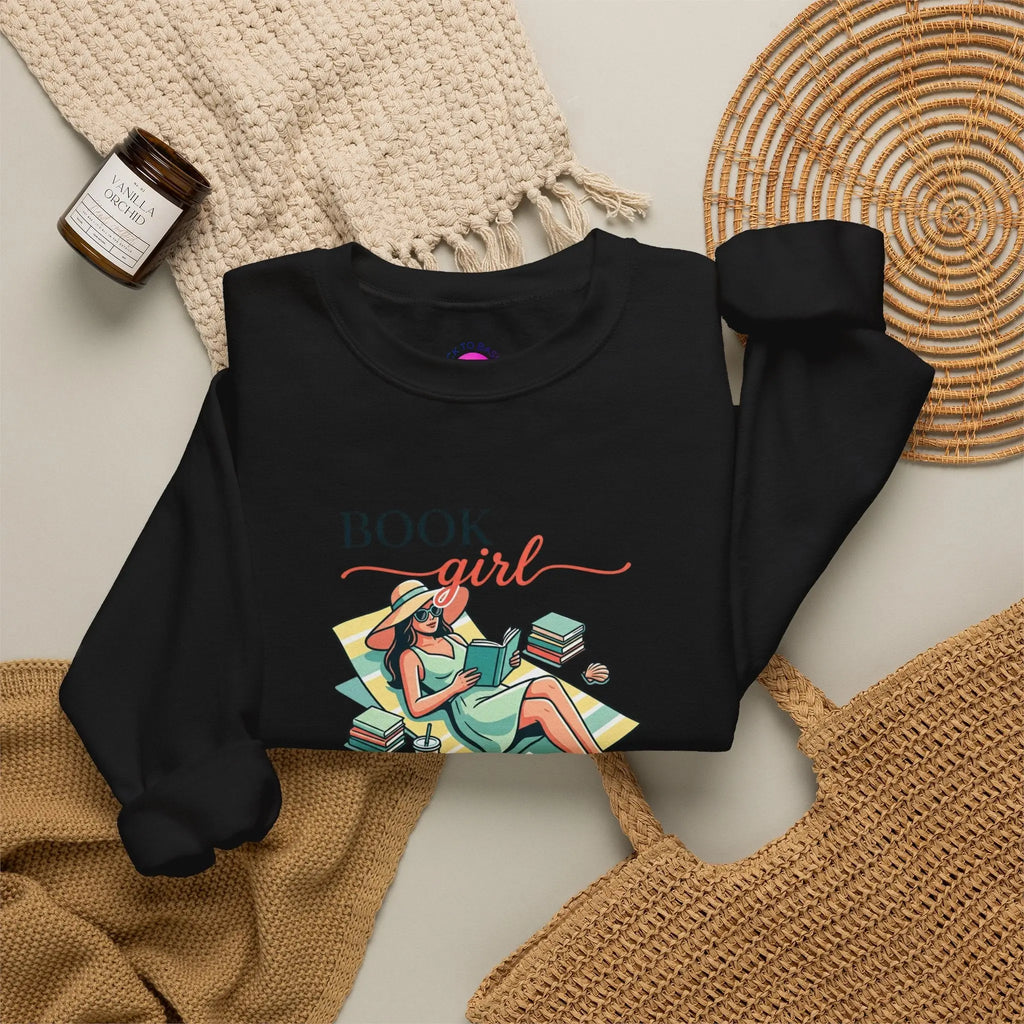 Book Girl Summer Sweatshirt | BookTok, Bookish Summer Aesthetic Printify