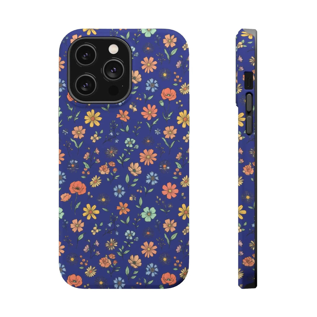 Floral All-Over Seasonal Print Phone Case — Magnetic Impact-Resistant Printify