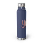 ‘Yoga Life’ Insulated Bottle, 22oz Printify