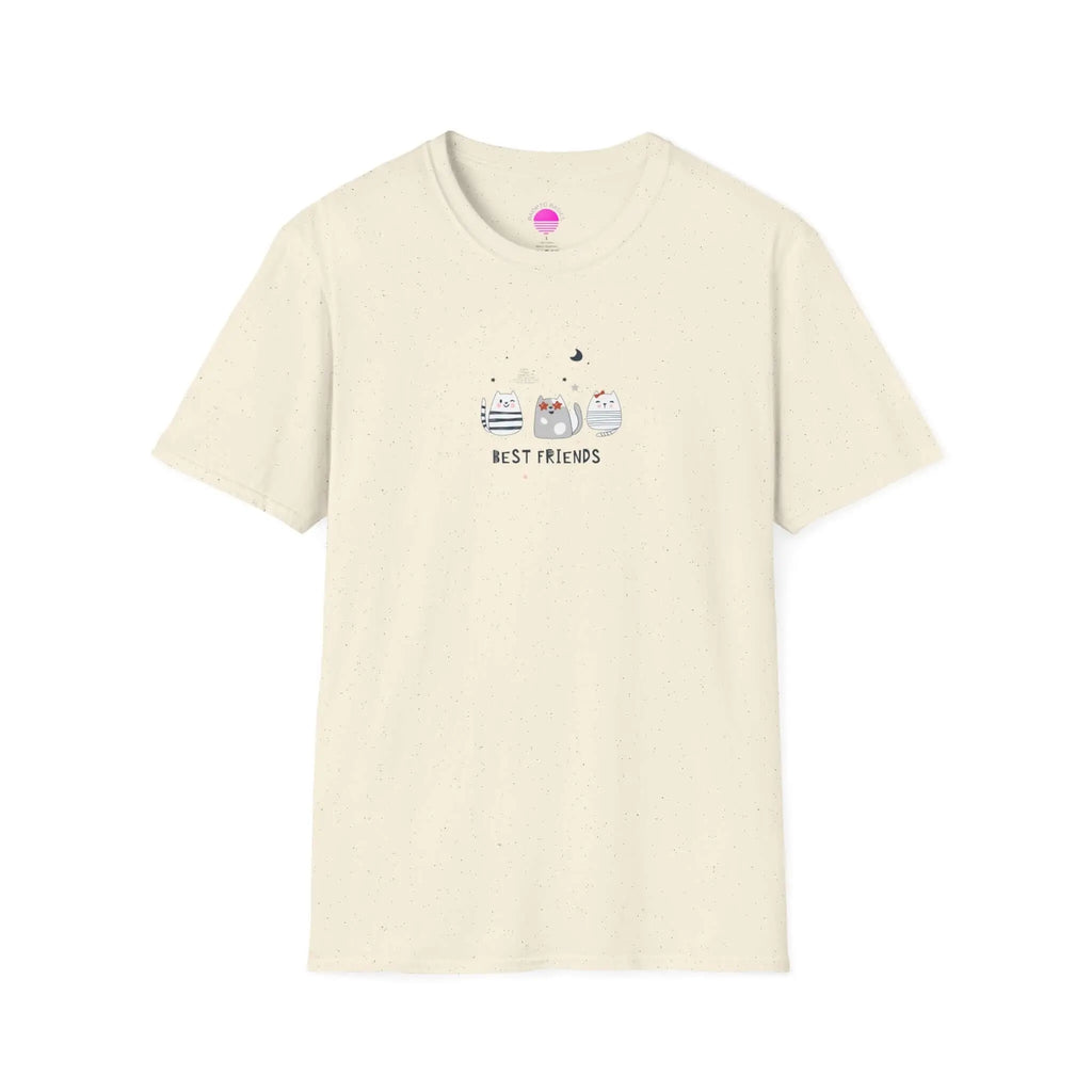 Cat Best Friends T-Shirt — Matching Cat Lover Tee Printify