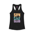 Sun, Salt, and Sand Women's Racerback Tank – Summer Beach Tank Top Printify