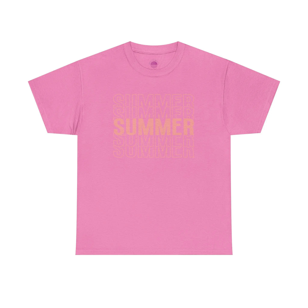 Pink "SUMMER" Graphic Tee — Summer Repeat Printify